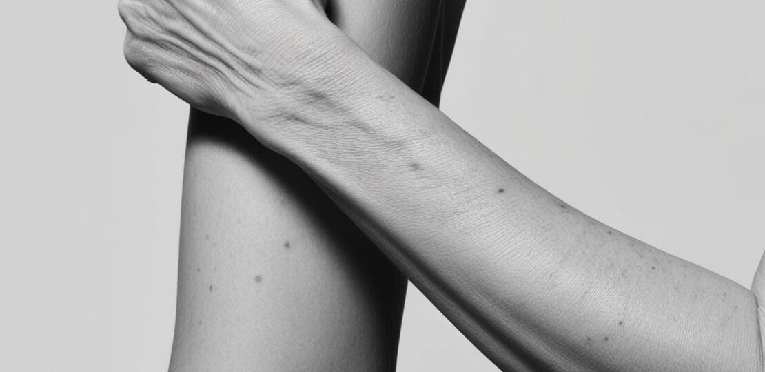 arm with moles