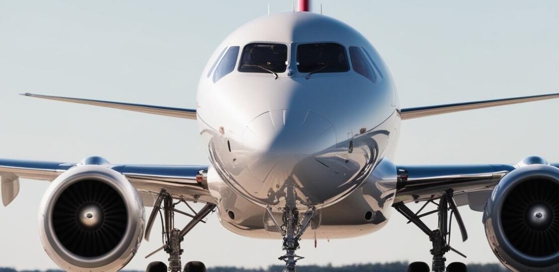 Darstellung von einem Flugzeug